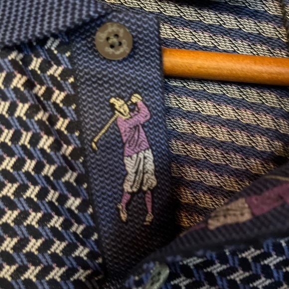 Golf polo USGA Bobby Jones Collection size Large New With Tags Navy - Picture 4 of 11